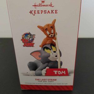 2014 Hallmark Keepsake Ornament Tom & Jerry The Last Straw - NIB